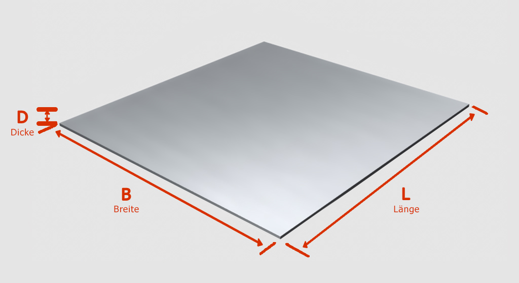 4mm Stahlblech Zuschnitt Platte Blech auf Maß Zuschnitt Stahlplatte Stahl S235 